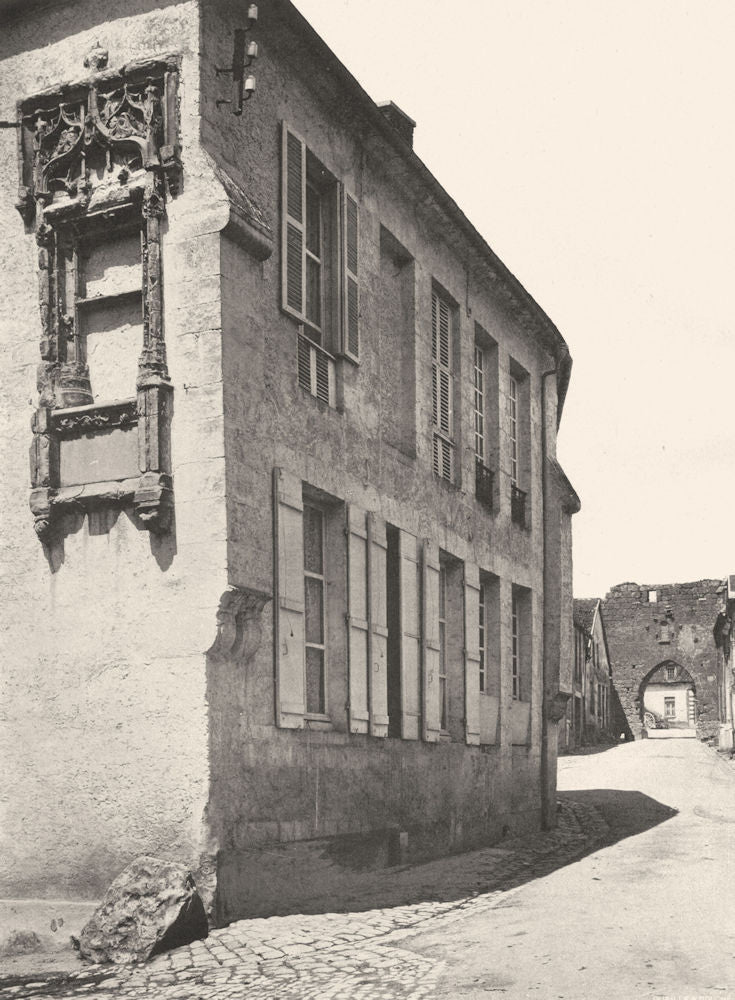 MARNE. Vertus- Fenêtre Renaissance 1906 old antique vintage print picture